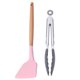 thumbnail image 1 of Juego de 2 piezas de silicona para utensilios de cocina, utensilios de cocina resistentes al calor con mango de madera, utensilio de cocina antiadherente, 1 of 5