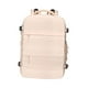 thumbnail image 3 of Mochila de viaje con bolsillo impermeable para mujer, ideal para viajes de avión. Beige, 3 of 8