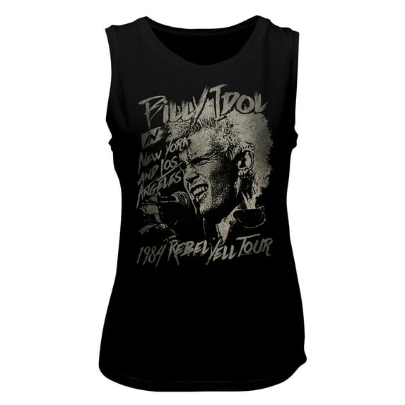 Billy Idol Blondie Boy Black Women's Muscle Tank Top T-Shirt