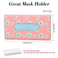thumbnail image 2 of OTOSTAR Mask Holder for Car, Polyester Car Visor Tissue Box Holder, Auto Napkin Box Holder Backseat Paper Towel Box (Daisy), 2 of 7