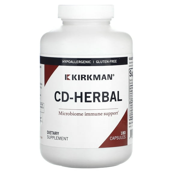 Kirkman Labs CD-Herbal, 180 Capsules