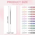 thumbnail image 2 of Uxcell 1 mm Bolígrafos de Gel Brillantes, 18 Pcs Bolígrafos de Gel de Punta Fina de Gran Capacidad para Colorear Libros para Adultos, Artistas, Dibujo y Escritura, Negro, 2 of 7