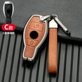 thumbnail image 6 of Car Key Case Cover Key Bag For Mercedes Benz A B C S Class AMG GLA CLA GLC W176 W221 W204 W205 Accessories Holder Shell Keychain, 6 of 10