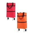 thumbnail image 1 of EIGTHTAIL Sac de Courses avec Roues Chariot de Courses Portable avec Roues Chariot Pliable Sac à Main Roulant Grande Capacité pour Voyage et Maison, 1 of 9