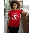 thumbnail image 3 of Christmas Dead Inside But Jolly Santa Skull Holiday Shirt for Men Unisex Mens Tshirt, S, Red, 3 of 6