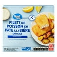 thumbnail image 3 of Great Value Beer Battered Fish Fillets, 500 g, 3 of 3