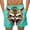 Green, variant on Mens Swim Trunks Funny Cat Printed Beach Board Shorts Summer Athletic Running Shorts with Pockets