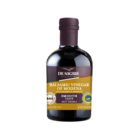 De Nigris Smooth Flavor Balsamic Vinegar of Modena PGI, 8.5 oz