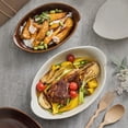 thumbnail image 4 of Ceramic Double Ear Retro Cheese Baked Rice Plate Creative Salad Bowl Household Deepening Plate Rough Ceramic Tableware, 4 of 5