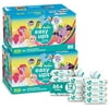 Pampers Easy Ups Pull On Training Pants Girls and Boys, 2T-3T (Size 4), 2 Month Supply (2 x 140 Count) with Sensitive Water Based Baby Wipes, 12X Pop-Top Packs (864 Count)