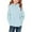 Light Blue, variant on BLVB Kids Girls Fuzzy Fleece Pullover Hoodies Sherpa Sweatshirt Casual Loose Fall Winter Outfits with Pockets 4-14 Years