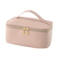 thumbnail image 1 of Bolsa de cosméticos ligera con asa, estuche de almacenamiento portátil para viajes de negocios Rosa, 1 of 8