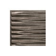 thumbnail image 1 of FASÄDE Easy Installation Dunes Smoked Pewter Wall Panel Sample (12" X 12" Sample), 1 of 1