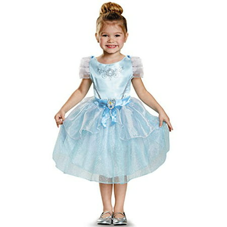 Disguise 82902S Cinderella Toddler Classic Costume, Small (2T)