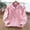 Pink, variant on Lilgiuy Boys And Girls Fashion Solid Color Cute Plush Thickening Keep Warm Zipper Coat