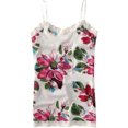 thumbnail image 1 of Aeropostale Womens Stretch Floral Lacy Cami Tank Top, blanco, grande, 1 of 1
