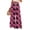 Pink, variant on Ladies' Casual Wide Leg Pants Haunted House Bat Print Elastic Drawstring with Pockets Baggy Lounge Trousers for Fall Daily Comfort Travel Black L