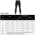thumbnail image 3 of Hombres Pantalones de compresión Deportes Capa base Entrenamiento Medias activas Leggings Yoga, 3 of 8