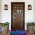thumbnail image 4 of Kdxio Purple and Green Glitter,16" x 24", Non-Slip Front Door Mats,Outdoor Welcome Mat Washable, 4 of 9