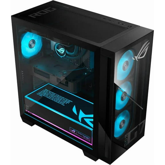 ASUS - ROG GM700 Gaming Desktop - AMD Ryzen 7 8700F - 32GB Memory - NVIDIA GeForce RTX 5060Ti 16GB - 1TB SSD - Black