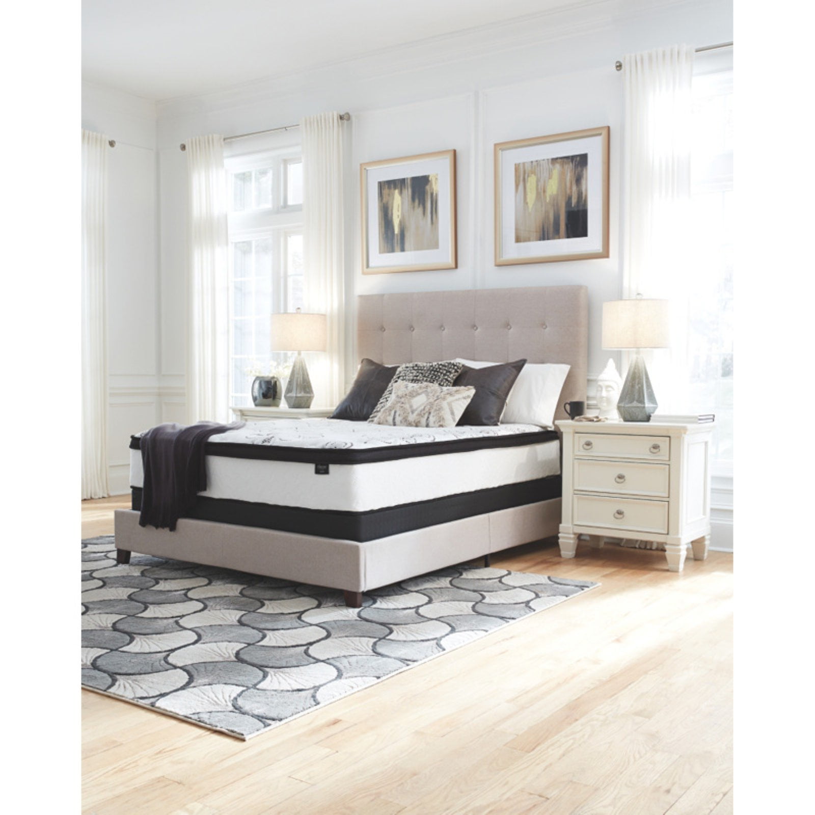 Signature Design By Ashley 12 In Chime Hybrid Mattress Com