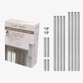 thumbnail image 6 of Dwell Studio Adjustable Window Curtain Rod, 3/4" Iron Material, Adjustable 20-120 Inch Kit, Plated Brushed Nickel, 6 of 8