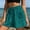 Green, variant on Gamviast Women's Casual Shorts Drawstring Elastic Waist Loose Fit Linen Look Summer Shorts with Patch Pockets Beach Lounge Travel Wear Sky Blue XXL
