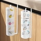 thumbnail image 3 of Dispensador de toallas de papel de 2 piezas, soporte para toallas de papel sin perforaciones, soporte para rollos de cocina, soportes para toallas de papel sin perforaciones para cocina y baño (blanc TUNC Sencillez, 3 of 5