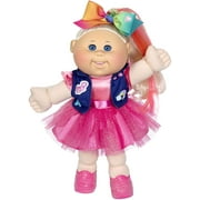 Cabbage Patch Kids, JoJo Siwa Doll, 14, Plush Toy, Includes Sparkly Dress, Vest with Patches, Giant Hair Bow with Birth Certificate, Birthdate, Birth Time