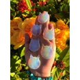 thumbnail image 4 of 5 Pcs Opalite Carved Cat Head Bulk Opal Cat heads | Cat Shaped | Crescent Pendants | Carved Crystal | Cat Head Crystal Shaped | Bulk Crystal, 4 of 11