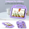 thumbnail image 2 of TECH CIRCLE Tablet PC Case for iPad mini 1/mini 2/mini 3/mini 4/mini 5 7.9-inch,Kids Shockproof EVA Dropproof Impact Resistance Protective Handle Stand Cover,Lightpurple, 2 of 7