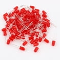 thumbnail image 1 of Unique Bargains 100 Pcs 5mm Round LED Super Bright Red Light Emitting Diodes, 1 of 1