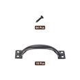 thumbnail image 3 of Uxcell 16Pcs 4 Inches Gate Handle with Screw for Closet Door Black, 3 of 6