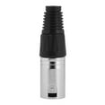 thumbnail image 2 of High Conductivity XLR Connector, Strong And Stable Signal Transmission XLR Connector Female, For Microphonr 6mm Diameter Cable, 2 of 8