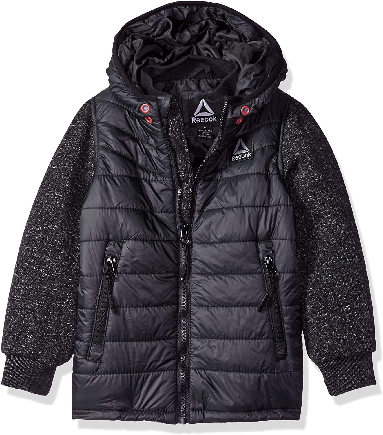 reebok black sweater