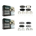 thumbnail image 1 of TEC Front Rear Ceramic Brake Pads Kit for Car 2014-2016 Kia Soul KTC-100633, 1 of 10