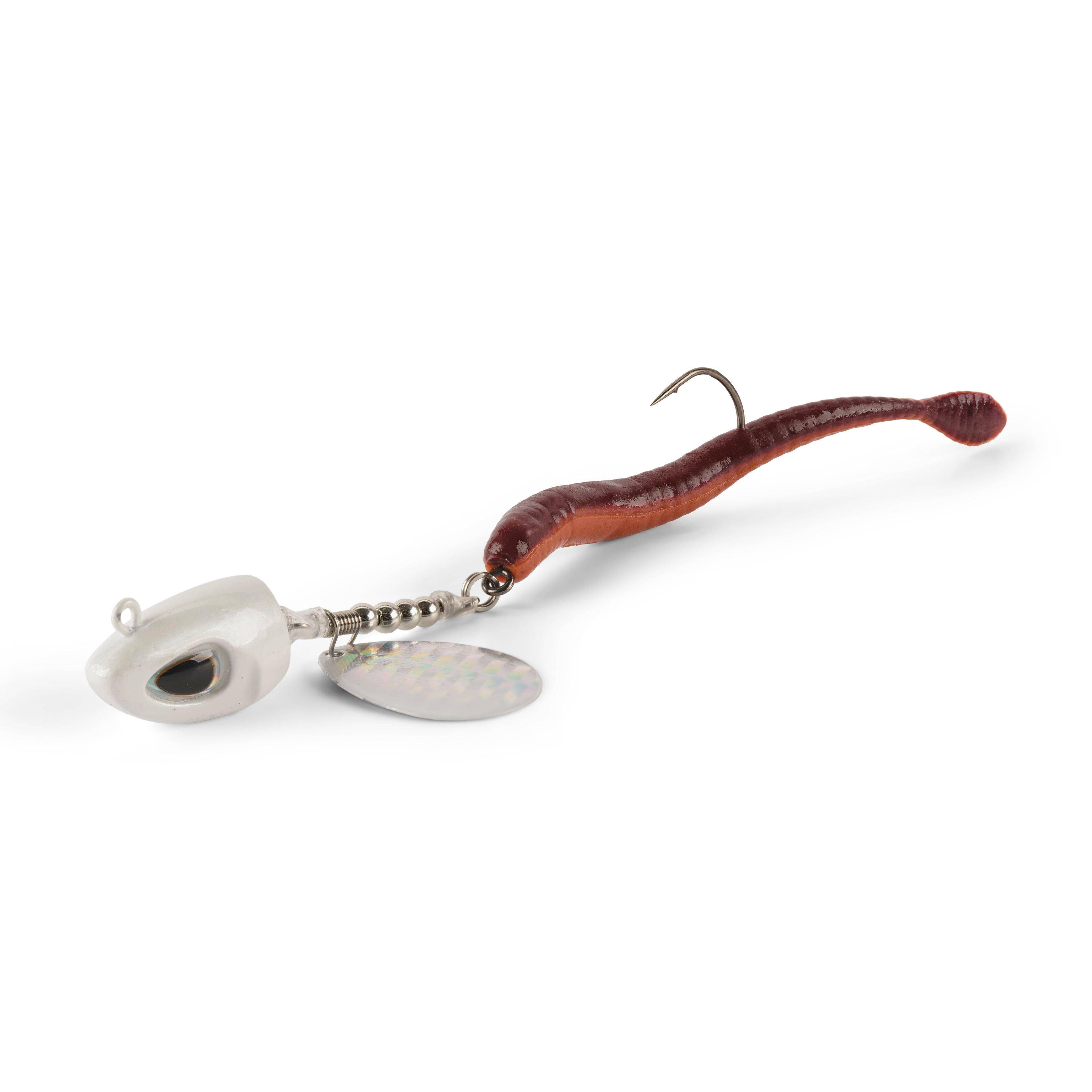 Berkley Bladed Rawler Jig, 1/0, Pearl White