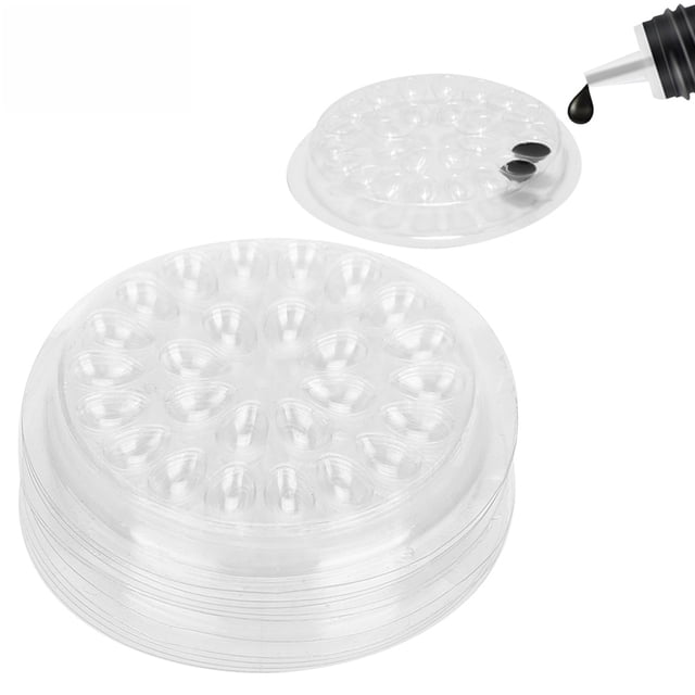 50 unids/set soporte de pegamento para pestañas postizas pegamento de plástico en forma de flor almohadilla de pegamento para extensión de pestañas soporte de pegamento para ANGGREK Otros