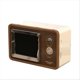 thumbnail image 1 of Retro Bluetooth Speaker Vintage Audio Sound System Brown, 1 of 5