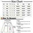 thumbnail image 2 of Winter Savings Clearance! Lindreshi Long Sleeve Shirts for Women Fashion Women Plaid Printing Cardigan Button Coat Blouse Outwear Shirts Outwear, 2 of 4