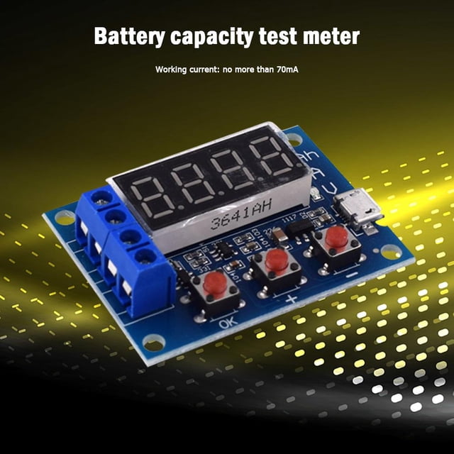 HW-586 Digital 18650 Lithium Lead-Acid Battery Capacity Tester Board Module Ndcxsfigh Para estrenar