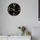 thumbnail image 4 of Reloj de pared perfecl luminoso de mármol de imitación 30cm silencioso decoración para hogar gris, 4 of 8