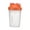 orange, variant on BKER 600ml Shaker Bottle Sports Whey Protein Mixing Bottle With Stirring Ball Bot Cup