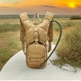 thumbnail image 4 of Gowoo Hydration 3L Tactical Hydration Backpack with Water Bladder Leak-Proof Military Daypack for Hiking, Running, Cycling, Camping, Hunting, Walking, Outdoor; Tan, 4 of 6
