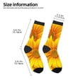 thumbnail image 2 of Honeii 3D Sunflowers Print Children's Colorful Socks,Unisex Kids and Toddlers' Cushioned Sock,Kids Athletic Crew Socks,for Everyday Wear and Sports, 2 of 5