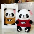 thumbnail image 4 of Panda de peluche de juguete caliente, lindo muñeco de peluche, panda kawaii, regalo de cumpleaños para niños y niñas, día del niño, decoración de la habitación, 4 of 5