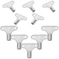 thumbnail image 2 of KAKOWELY radiator air vent key 10pcs Multi-Functional Utility Radiator Air Vent Key Valve Wrench For Bleeding Radiators Metal Plumbing Tools For Exhaust Valves, 2 of 5