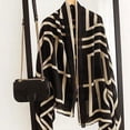 thumbnail image 3 of Maytalsory Stand Out Print Hijab Store Shawls Blend Of Style And Comfort Easy To Clean Polyester Large Shawls Coffee, 3 of 6