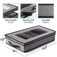 thumbnail image 3 of Caja de almacenamiento para cubiertos y utensilios Hearth & Harbor Grey, 3 of 8