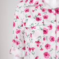thumbnail image 4 of Gibobby Vestido Mujer Casual de Playa Verano Vestido de camisa con abertura sexy con estampado de flores y botones de solapa a la moda para mujer(Rosa caliente,XL), 4 of 5